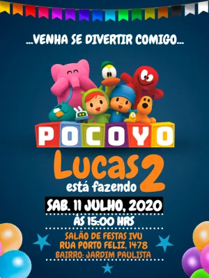 Kit Festa Pocoyo grátis para imprimir - Montando Minha Festa