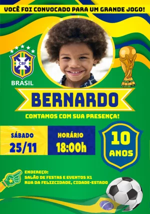 Fazer convite online convite digital copa brasil 2022 copa do mundo