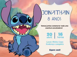 Lilo &amp; Stitch birthday invitation