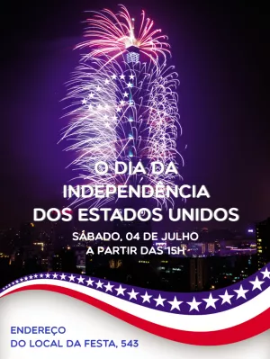 Convite Independência dos EUA