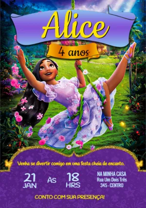 Isabela Encanto Birthday Invitation