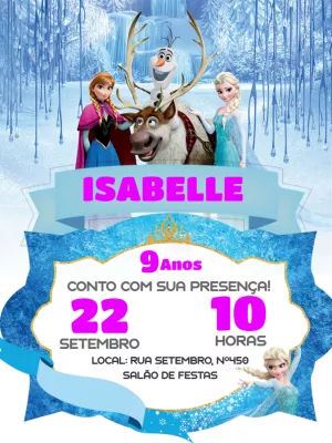 Frozen Birthday Invitation