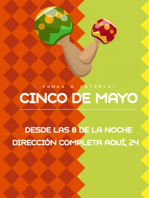 Cinco de mayo invitation