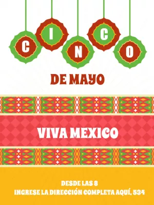 Cinco de mayo invitation