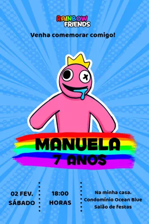 Como fazer o azul babão.(Rainbow Friends) 