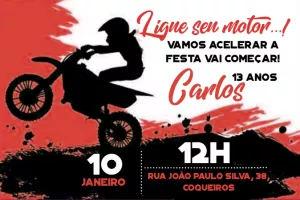 Topo de bolo motos ou motocross para editar e imprimir grátis