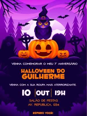 Crie convites para festas de Halloween com modelos