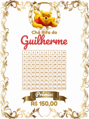 Oblee Marketplace  CHÁ RIFA URSINHO POOH