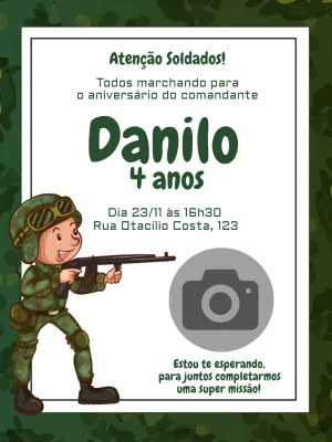 Convite Virtual - Exército