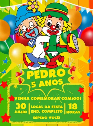 Patati and Patatá Birthday Invitation