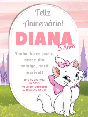 aniversario da gatinha marie