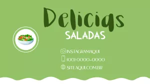 Salads business card