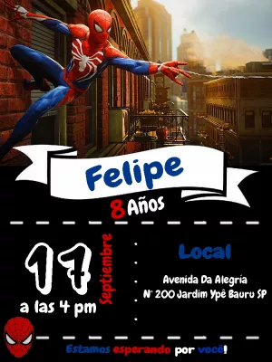 Hacer una invitación en línea Hsmem Aranha