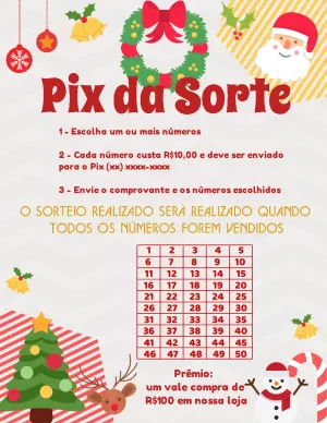 Pix da Sorte de Natal