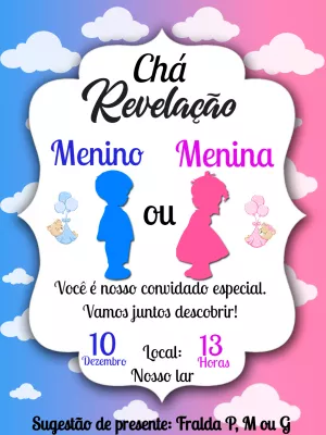 Menino ou Menina ? #charevelacao #charevelação #meninooumenina