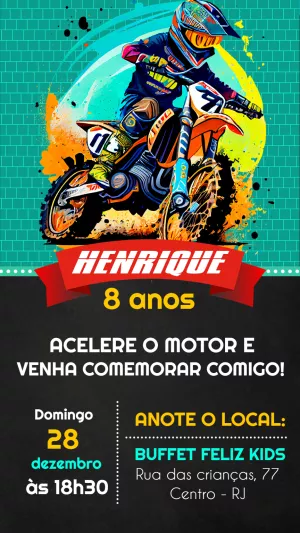 Topo de bolo motos ou motocross para editar e imprimir grátis