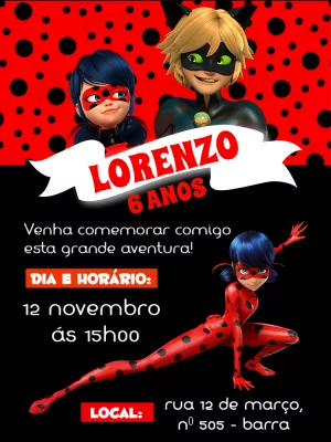 Topo de Bolo para Imprimir Ladybug - Edite grátis com nosso editor online