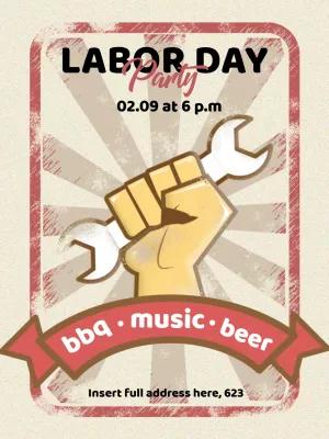 Invitation Labor day