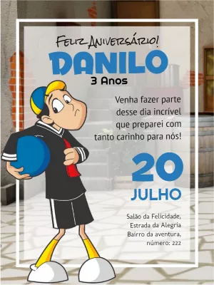 Convite de aniversário Chaves