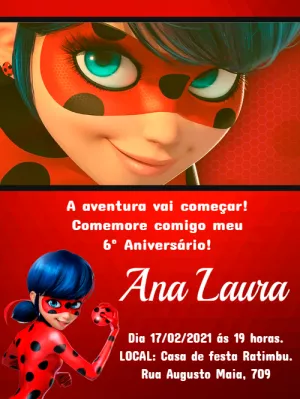 Topo de Bolo para Imprimir Ladybug - Edite grátis com nosso editor online