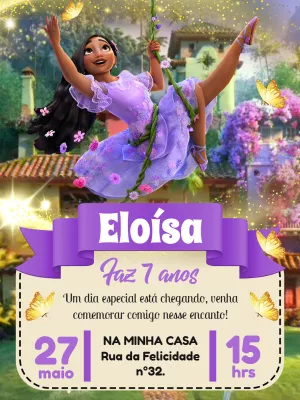 Isabela Encanto Birthday Invitation