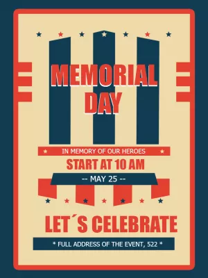 Invitation to Memorial Day Celebration