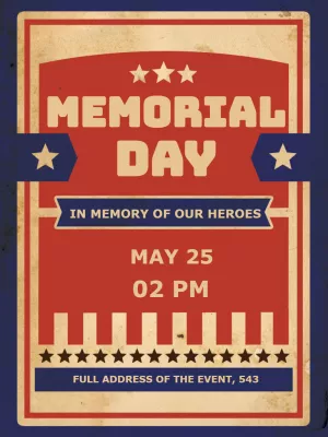 Invitation to Memorial Day Celebration