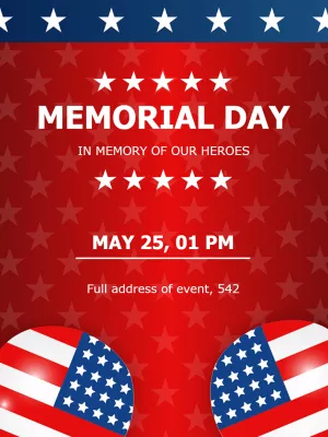 Invitation to Memorial Day Celebration