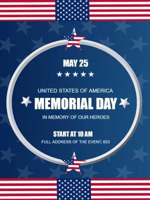 Invitation to Memorial Day Celebration