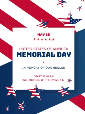 Invitation to Memorial Day Celebration