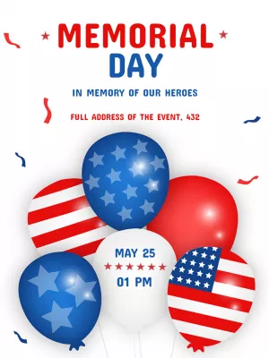 Invitation to Memorial Day Celebration