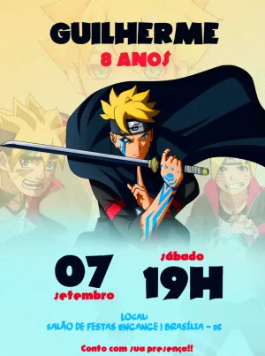 Boruto - Festa Só Um Aniversário