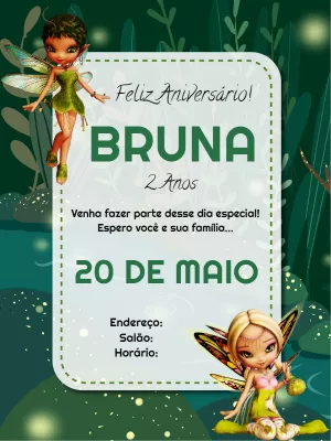 Grátis - Fazer convite online convite digital Aniversário Wolfoo