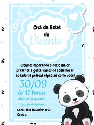 Ursinho Panda: Imagens e Moldes para download  Arte de panda, Festa de  panda, Festa temática panda
