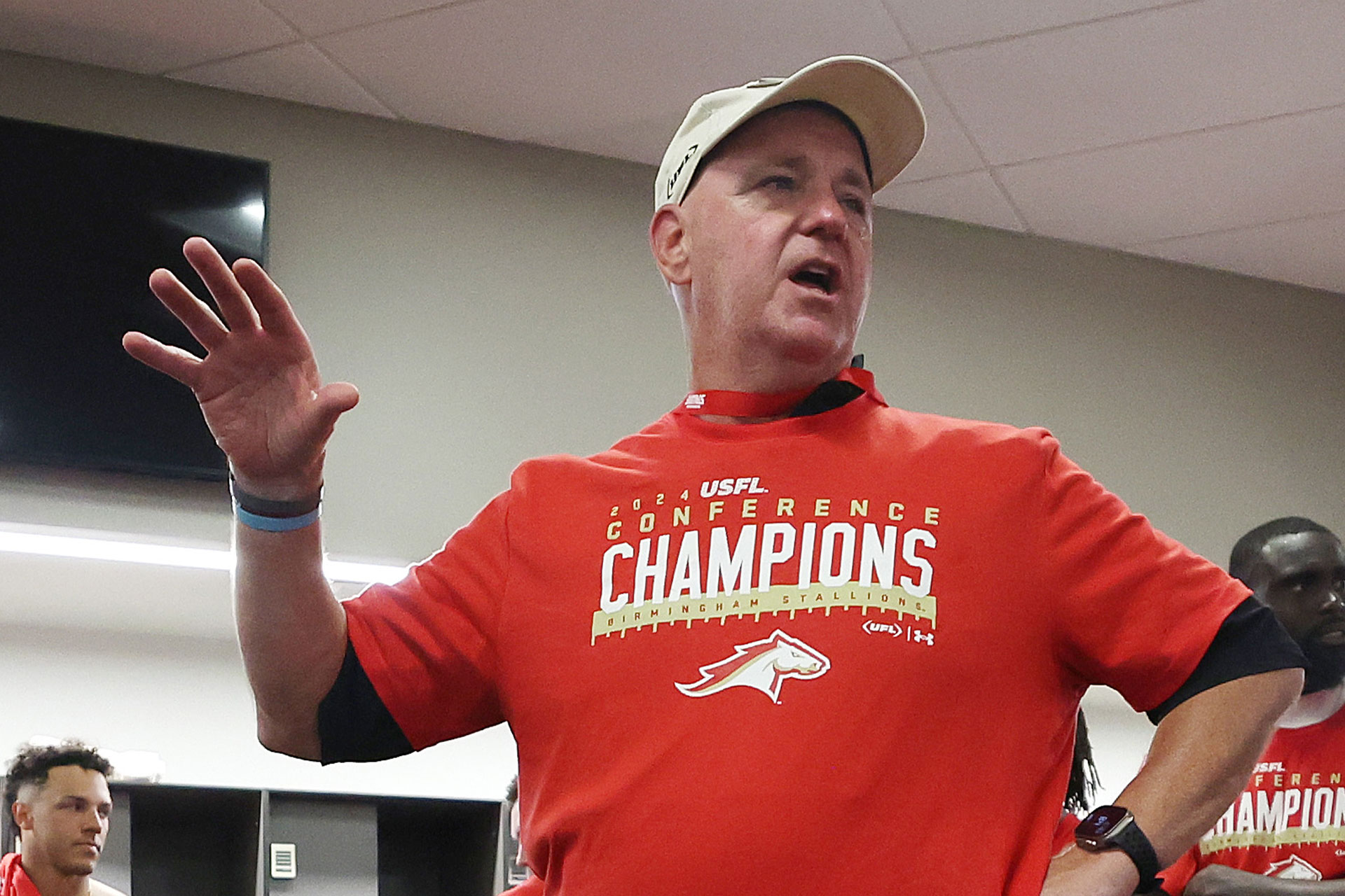 Stallions coach Skip Holtz reveals QB plan, talks Brahmas rematch