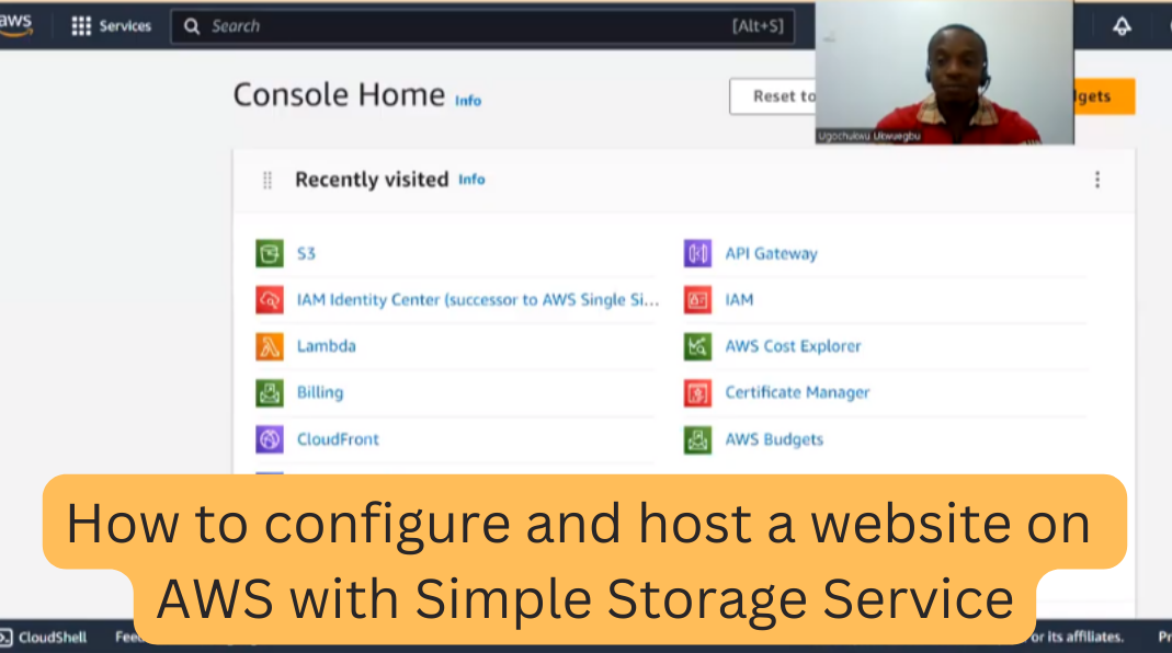 How to host a website on AWS Simple Storage Service