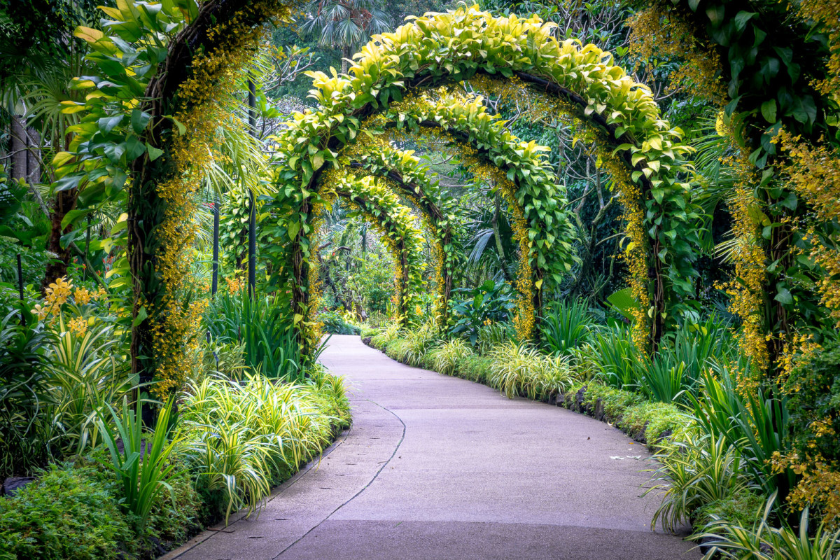 Daniëlle in .... Botanic Gardens, Singapore