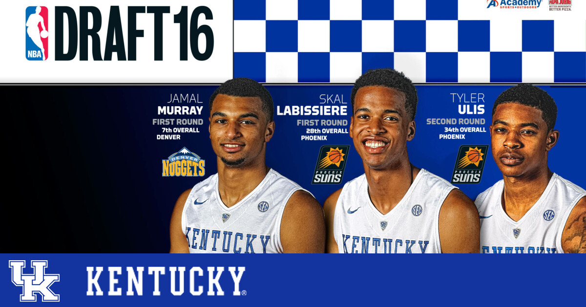 Three Wildcats Selected in the 2016 NBA Draft – UK Athletics