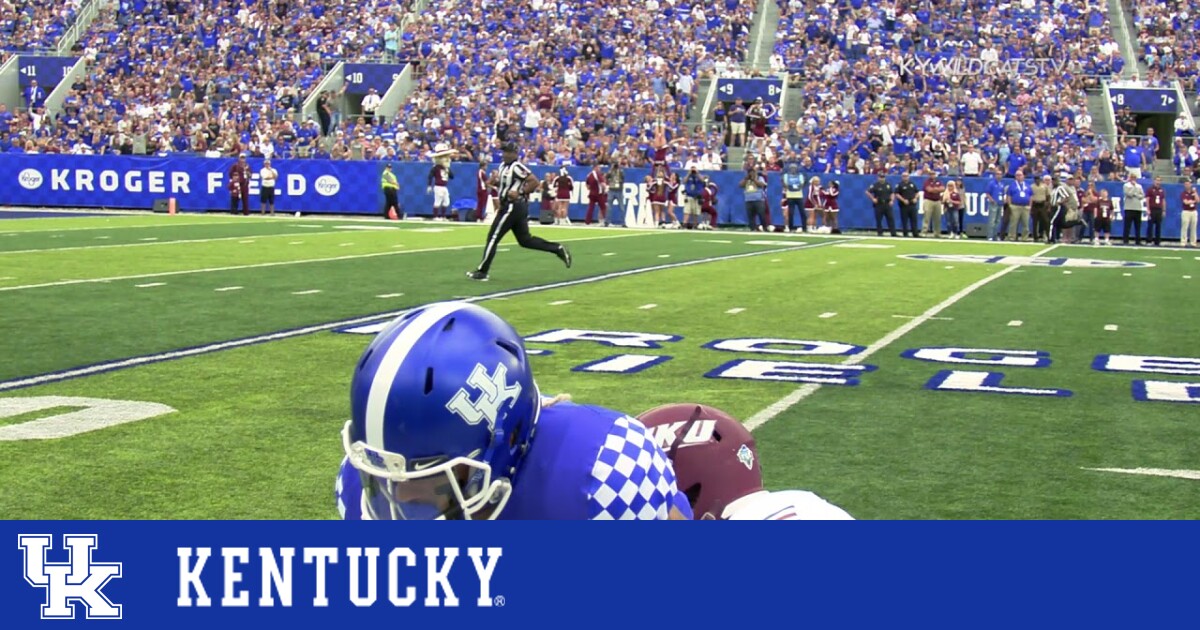 Slow Motion Football Highlights from UK vs EKU UK Athletics