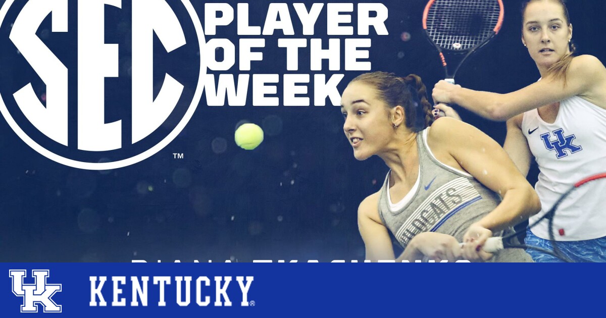 Tkachenko Named SEC Women’s Tennis Player of the Week UK Athletics