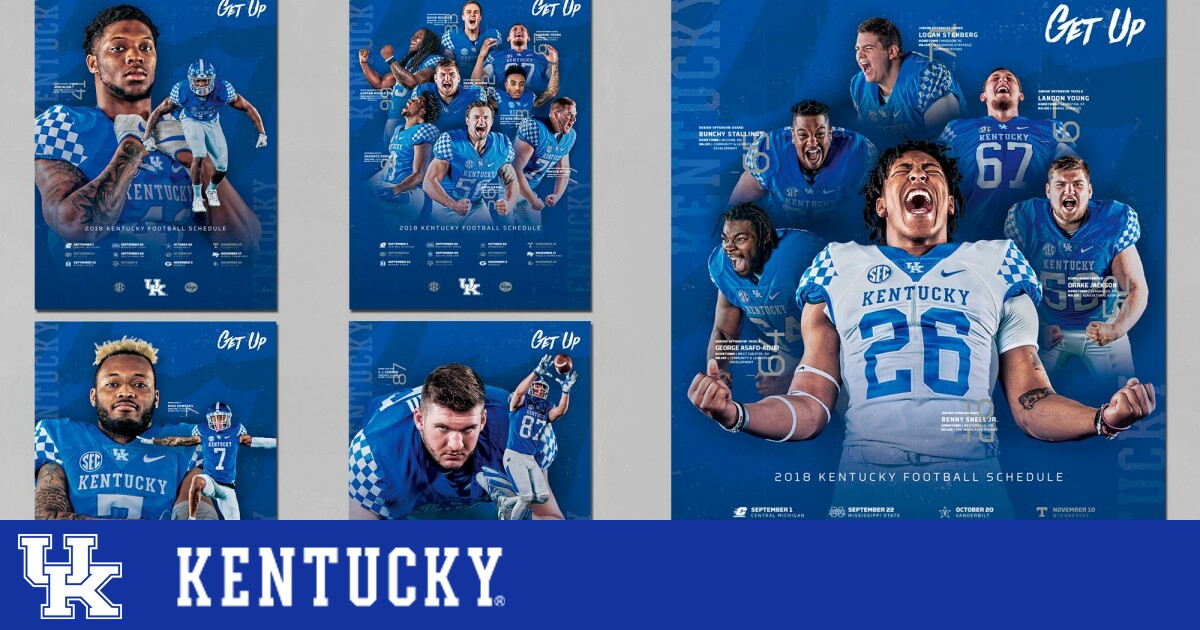 Kentucky Football Schedule Posters Unveiled UK Athletics