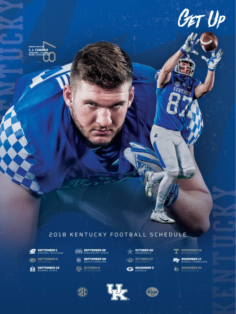 2020 Football Schedule Posters are Available at Kroger Locations