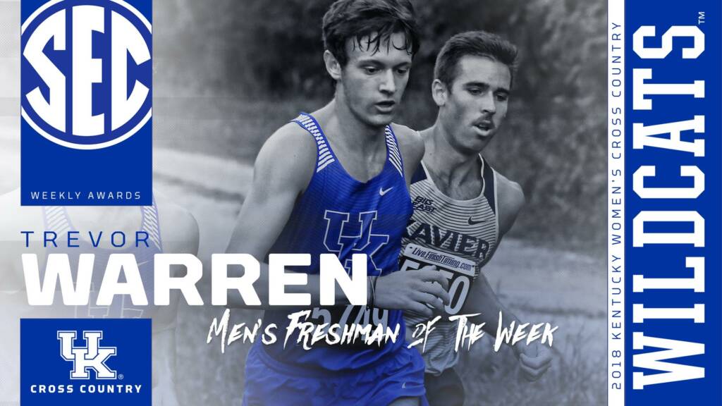 Trevor Warren SEC Runner of the Week Sept. 4