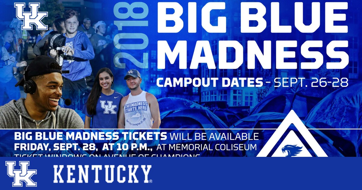 Big Blue Madness Tickets to be Distributed Sept. 28 UK Athletics