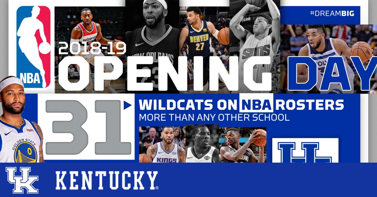 UK Leads the Nation with 31 Players on NBA OpeningDay Rosters UK