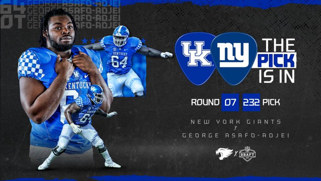 Snell, Asafo-Adjei Selected in NFL Draft – UK Athletics