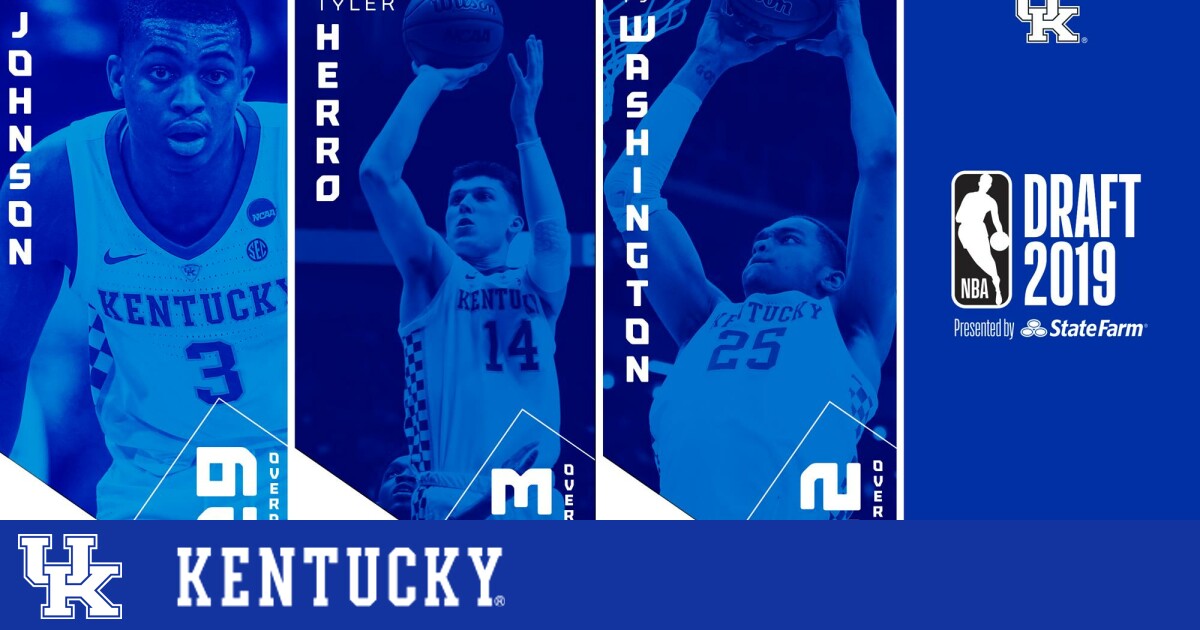 Three Wildcats Selected in the First Round of the 2019 NBA Draft – UK  Athletics