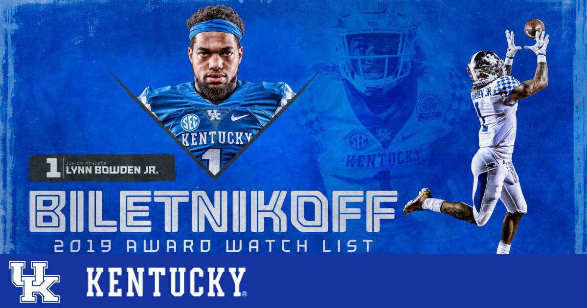 Lynn Bowden Jr. Named to Biletnikoff Award Watch List UK Athletics