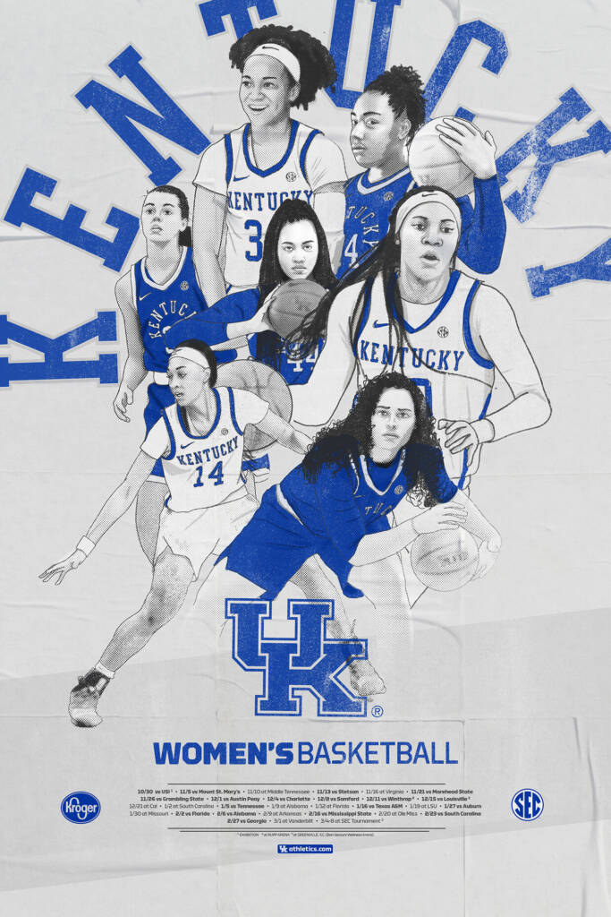 UK men's and women's basketball posters released