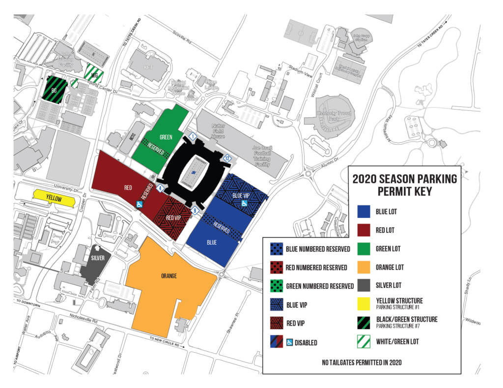 Football Parking Map 2020